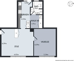 Billede 3. Lejlighed, Dannebrogsgade, Aalborg 