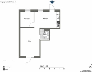 Billede 11. Lejlighed, Kragsbjergstrædet, Odense C 