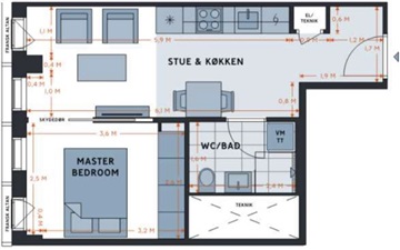 Photo 3. Apartment, Flaskehalsen, København V 