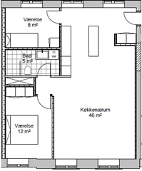 Billede 7. Lejlighed, Rådhusgården, Skanderborg 