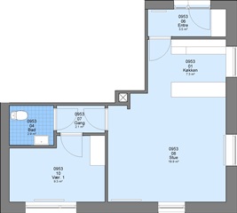 Photo 1. Apartment, Silkeborgvej, Them 