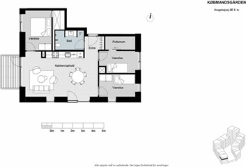 Photo 1. Apartment, Krogshøjvej, Bagsværd 