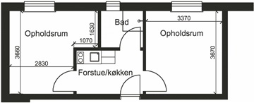 Billede 1. Værelse, Merkurvej, Viborg 