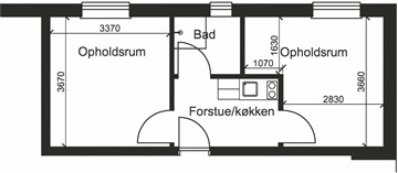 Billede 1. Værelse, Merkurvej, Viborg 