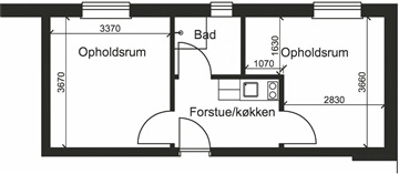Billede 1. Værelse, Merkurvej, Viborg 