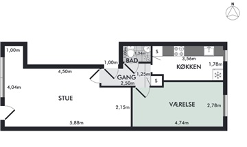 Photo 2. Apartment, Folehaven, Valby 
