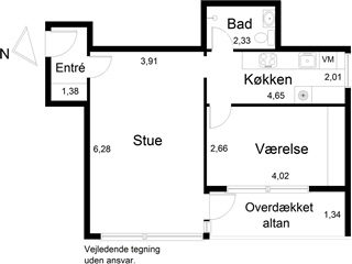 Billede 16. Lejlighed, Smakkegårdsvej, Gentofte 
