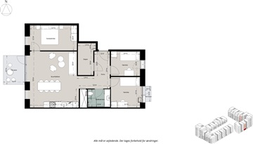 Billede 17. Lejlighed, Malervangen, Glostrup 