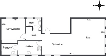 Billede 15. Lejlighed, Nørregade, Aalborg 