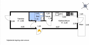 Billede 23. Lejlighed, Sundkaj, Nordhavn 