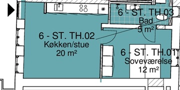Photo 2. Apartment, Rådhusgade, Horsens 