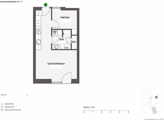 Photo 1. Apartment, Munkemøllestræde, Odense C 