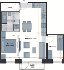 Billede 9. Lejlighed, Lagergade, København V 