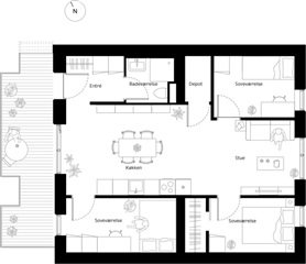 Photo 12. Apartment, Dræsinen, Hedehusene 