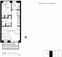 Billede 10. Lejlighed, Tækkerstræde, Hillerød 