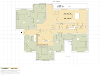 Billede 4. Værelse, , København V 