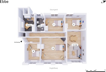 Photo 1. Room, , Frederiksberg C 