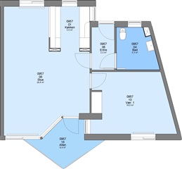 Photo 1. Apartment, Silkeborgvej, Them 