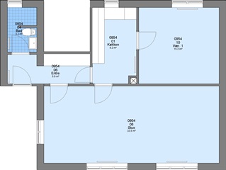 Photo 1. Apartment, Silkeborgvej, Them 