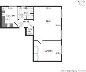 Photo 3. Apartment, Søndergade, Hornsyld 