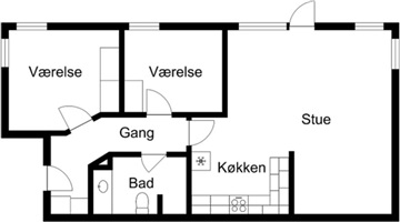 Photo 1. Apartment, Grejsåvænget, Vejle 