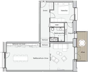 Billede 9. Lejlighed, Holmen, Vejle 