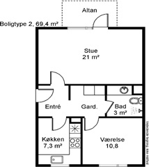 Billede 9. Lejlighed, Bleggaardsgade, Vejle 