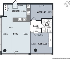 Billede 20. Lejlighed, Stålstræde, Odense C 