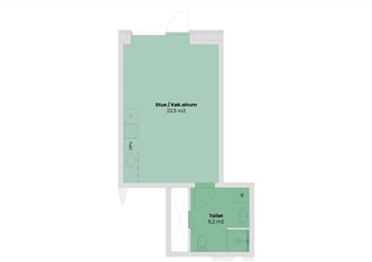 Billede 5. Lejlighed, Vilhelm Ehlerts Alle, Viborg 