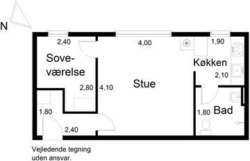 Billede 10. Lejlighed, Rosensgade, Odder 