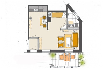 Photo 1. Apartment, Farrevej, Hammel 