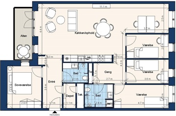 Billede 21. Lejlighed, Frederiksbrovej, Hillerød 