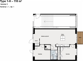 Billede 16. Lejlighed, Kanalvej, Kongens Lyngby 