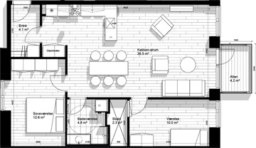 Photo 4. Apartment, Jenny Kammersgaards Vej, Horsens 