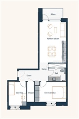 Photo 3. Apartment, Elementfabrikken, Brøndby 