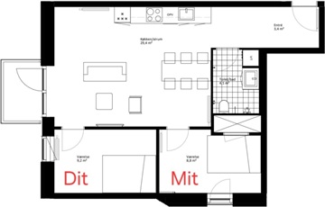 Photo 6. Room, Inger Christensens Gade, Brabrand 