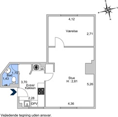 Photo 7. Apartment, Søren Møllers Gade, Randers C 