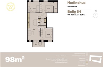 Photo 2. Apartment, C.F. Møllers Allé, København S 
