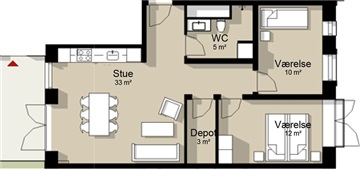 Photo 10. Apartment, Sejlbjerg Alle, Hedehusene 