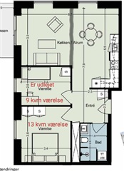 Photo 1. Room, Else Alfelts Vej, København S 