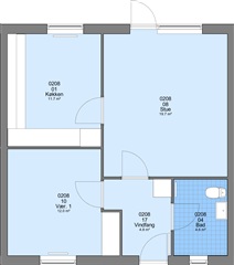 Photo 1. Apartment, Solsiden, Store Fuglede 