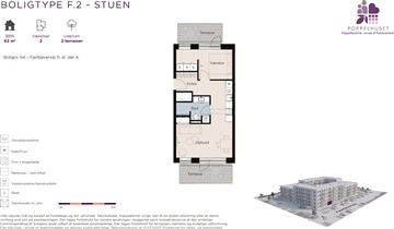 Photo 9. Apartment, Fjerkløvervej, Ballerup 