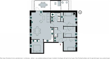 Billede 43. Lejlighed, Else Alfelts Vej, København S 