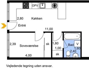 Photo 4. Room, Rådmand Steins Alle, Frederiksberg 