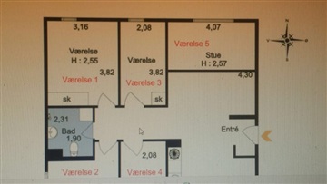 Photo 2. Room, Rovsingsgade, København N 