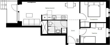 Photo 1. Apartment, Nyborgvej, Odense C 