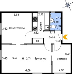 Photo 6. Apartment, Kildebrøndevej, Brønshøj 