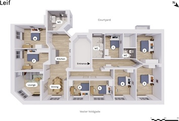 Photo 5. Room, , København V 