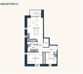 Photo 3. Apartment, Elementfabrikken, Brøndby 