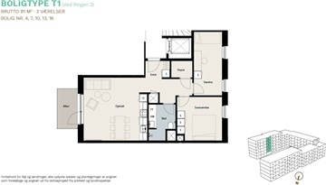 Billede 15. Lejlighed, Ved Ringen, Roskilde 